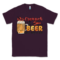 Plum crawfish and beer that's why i'm here Classic Tee - MaliasSmallBusiness