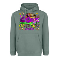 Sage Mardi Gras Cruise Heavyweight Hoodie - HowdyJamesFarm