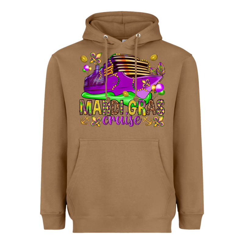 Mardi Gras Cruise Heavyweight Hoodie by HowdyJamesFarm | Teevron