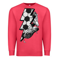 Cardinal Lightning bolt Soccer Premium Sweatshirt - HowdyJamesFarm