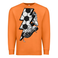 Carrot Lightning bolt Soccer Premium Sweatshirt - HowdyJamesFarm