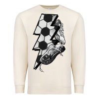 Sandshell Lightning bolt Soccer Premium Sweatshirt - HowdyJamesFarm