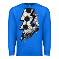 True Royal Lightning bolt Soccer Premium Sweatshirt - HowdyJamesFarm