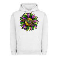 Pigment Lunar Rock Mardi Gras Sunflower With Crawfish Urban Hoodie - BundleAndBundleShop