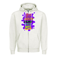 Oatmeal Heather Keep walking if you are in the right way Zipper Hoodie - Bettercallsaul