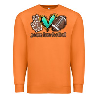 Carrot Peace love football Premium Sweatshirt - HowdyJamesFarm