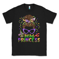Black bead princess messy bun mardi gras Classic Tee - MaliasSmallBusiness