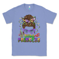 Colony Blue bead princess messy bun mardi gras Classic Tee - MaliasSmallBusiness