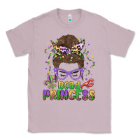 Lilac bead princess messy bun mardi gras Classic Tee - MaliasSmallBusiness