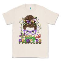Natural bead princess messy bun mardi gras Classic Tee - MaliasSmallBusiness