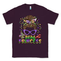 Plum bead princess messy bun mardi gras Classic Tee - MaliasSmallBusiness