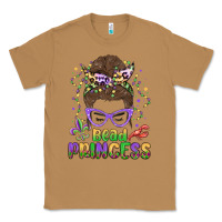 Toasted Coconut bead princess messy bun mardi gras Classic Tee - MaliasSmallBusiness