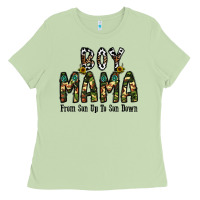 Matcha Boy Mama From Son Up To Son Down Ladies Tee - CowhideDigitalArt