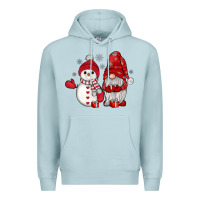 Blue Mist snowman gnome Premium Hoodie - JahusDesignShop