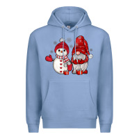 Colony Blue snowman gnome Premium Hoodie - JahusDesignShop