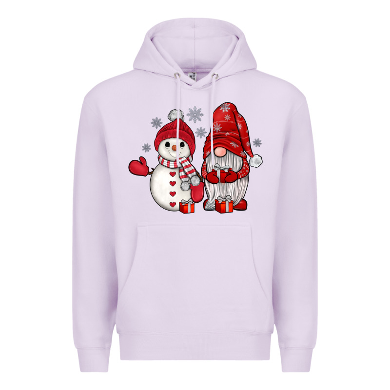 Snowman Gnome Premium Hoodie by JahusDesignShop | Teevron