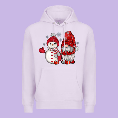 Snowman Gnome Premium Hoodie Designed By Jahusdesignshop