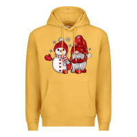 Mustard snowman gnome Premium Hoodie - JahusDesignShop