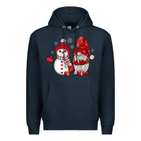 Navy snowman gnome Premium Hoodie - JahusDesignShop