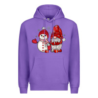 Purple snowman gnome Premium Hoodie - JahusDesignShop