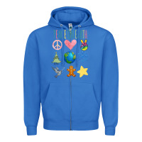 True Royal PEACE ON EARTH Zipper Hoodie - Bettercallsaul