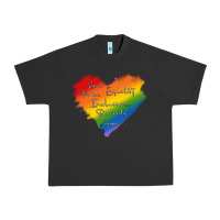 Pigment Black kindness equality peace love inclusion diversity h Urban Heavy Tee - MaliasSmallBusiness
