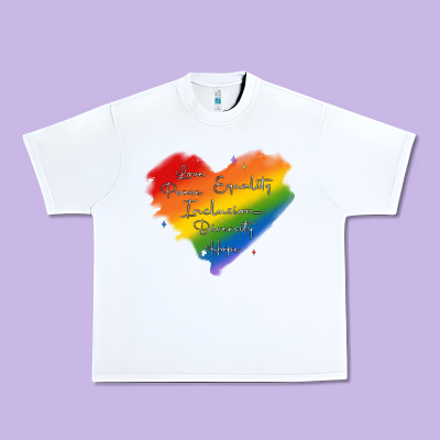 Kindness Equality Peace Love Inclusion Diversity H Urban Heavy Tee Designed By Maliassmallbusiness