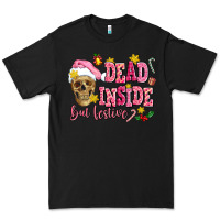 Black dead inside but festive Premium Tee - AdoDesignShop
