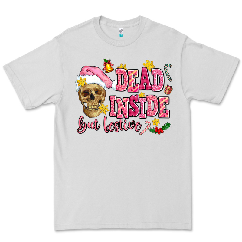 Dead Inside But Festive Premium Tee by AdoDesignShop | Teevron