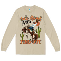 Mushroom buck around and find out rodeo cowboy Long Sleeve Tee - MaliasSmallBusiness