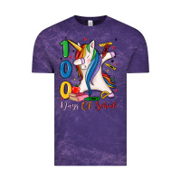 Cloud Purple 100 days of school Vintage Tee - MaliasSmallBusiness