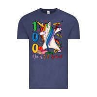 Vintage Denim 100 days of school Vintage Tee - MaliasSmallBusiness