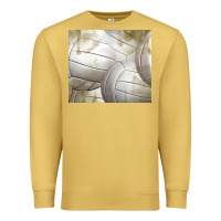 Antique Gold distressed volleyball pattern Premium Sweatshirt - TumblerDesignByShophia