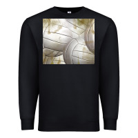 Black distressed volleyball pattern Premium Sweatshirt - TumblerDesignByShophia