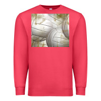 Cardinal distressed volleyball pattern Premium Sweatshirt - TumblerDesignByShophia