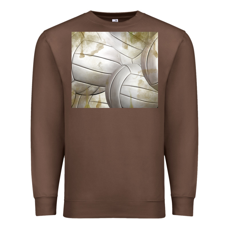 Distressed Volleyball Pattern Premium Sweatshirt by TumblerDesignByShophia | Teevron
