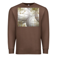 Chestnut distressed volleyball pattern Premium Sweatshirt - TumblerDesignByShophia