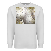 Dove Grey distressed volleyball pattern Premium Sweatshirt - TumblerDesignByShophia
