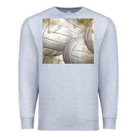 Heather Grey distressed volleyball pattern Premium Sweatshirt - TumblerDesignByShophia