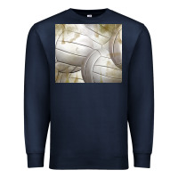 Navy distressed volleyball pattern Premium Sweatshirt - TumblerDesignByShophia