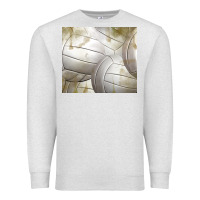 Oatmeal Heather distressed volleyball pattern Premium Sweatshirt - TumblerDesignByShophia