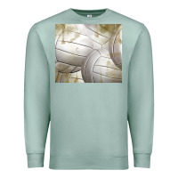 Seafoam distressed volleyball pattern Premium Sweatshirt - TumblerDesignByShophia