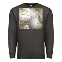 Smoke distressed volleyball pattern Premium Sweatshirt - TumblerDesignByShophia