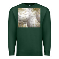Sports Green distressed volleyball pattern Premium Sweatshirt - TumblerDesignByShophia