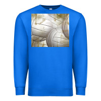 True Royal distressed volleyball pattern Premium Sweatshirt - TumblerDesignByShophia