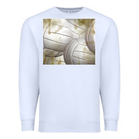 White distressed volleyball pattern Premium Sweatshirt - TumblerDesignByShophia