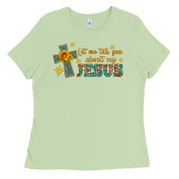 Matcha let me tell you about my jesus Ladies Tee - HRA Design Shop