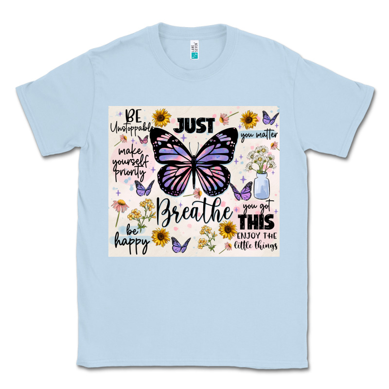 Just Breathe Classic Tee by JahusDesignShop | Teevron