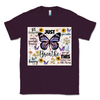 Plum just breathe Classic Tee - JahusDesignShop