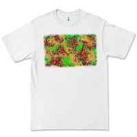White mardi gras crawfish and glitter background Premium Tee - AdoDesignShop